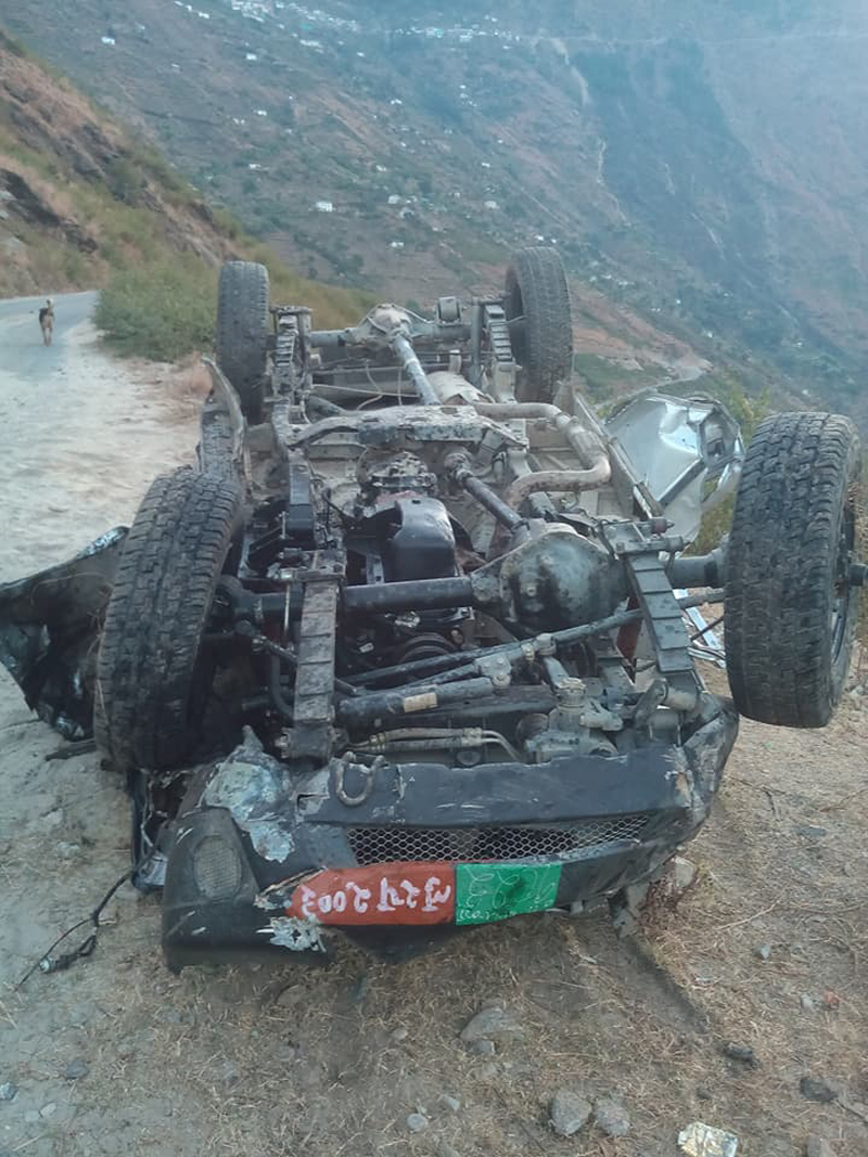 कालिकोटमा जीप दुर्घटना, तीन जनाको मृत्यु, ६ घाइते